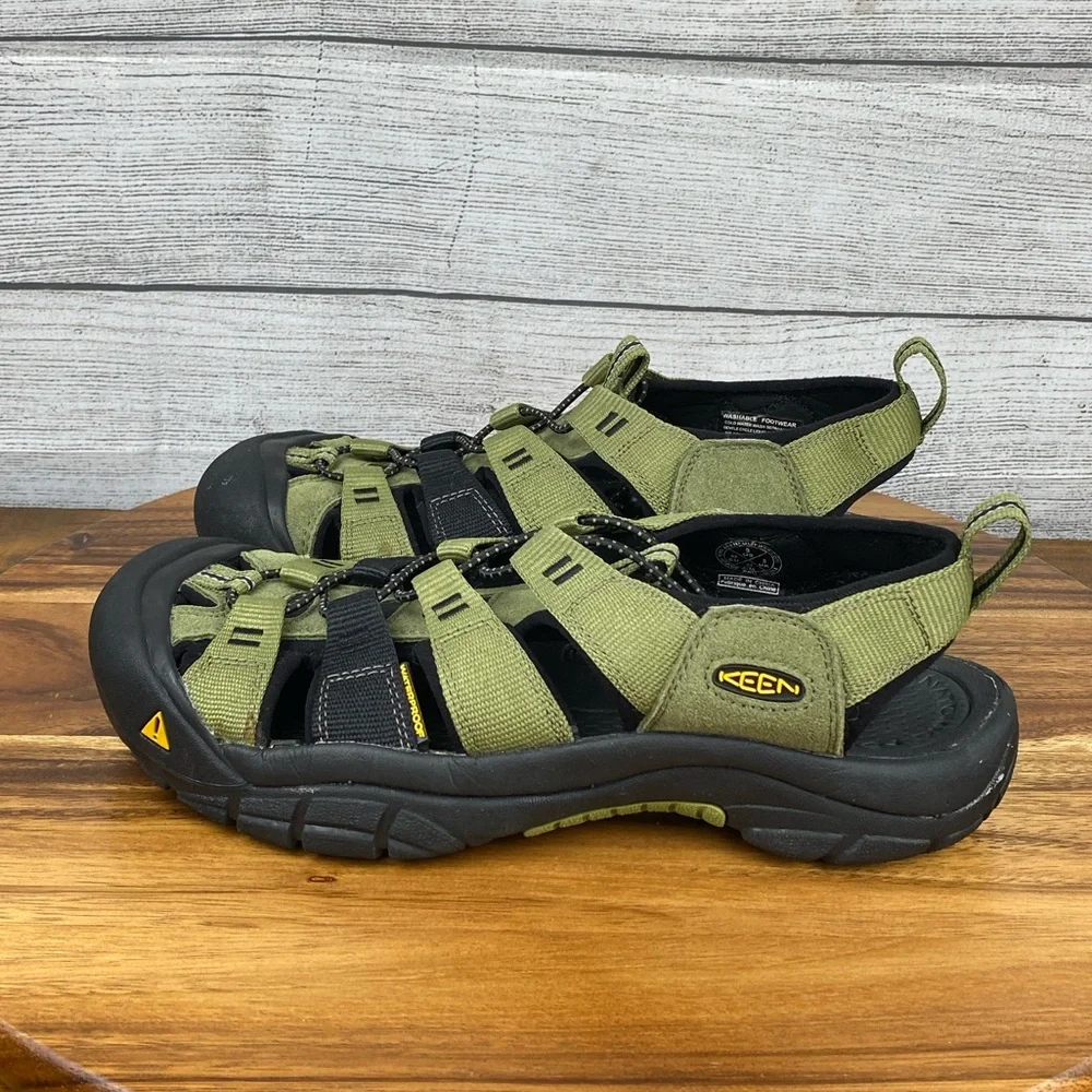Keen Men’s Newport H2 Trail Water Sport Sandal Green Shoe Size 9